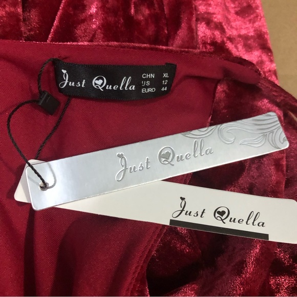 NWT- Just Quella Berry Velvet Tank SZ XL - Picture 9 of 12